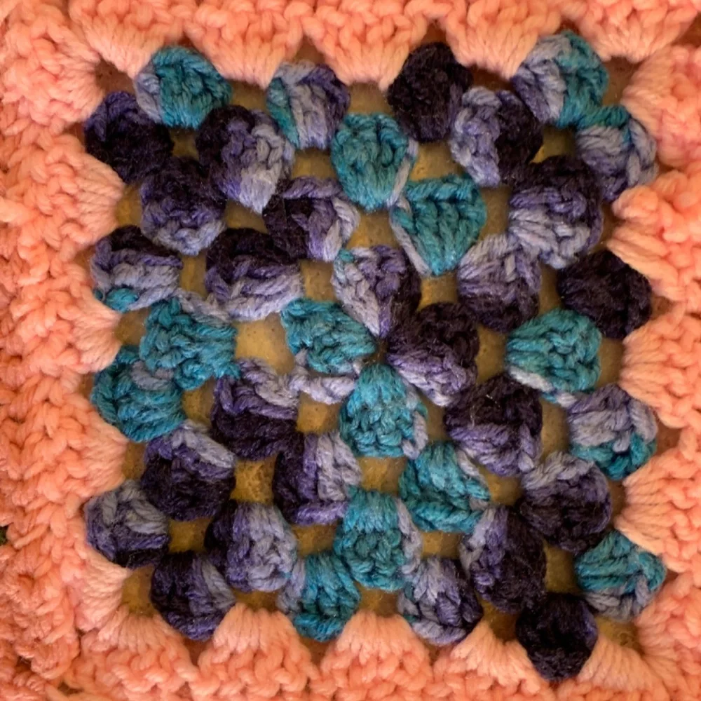 Handmade Granny Square Blanket 57